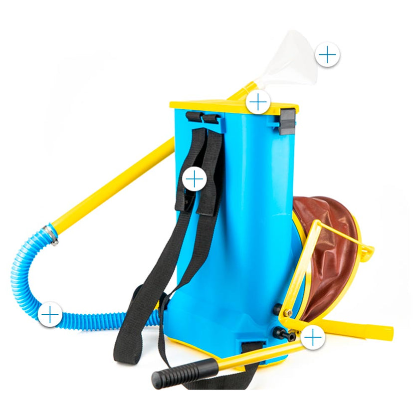 Matabi Polmax 80340 – Spolveratore Manuale A Zaino 9 Litri Per Zolfo E Polveri (Diffusore Regolabile) - 2