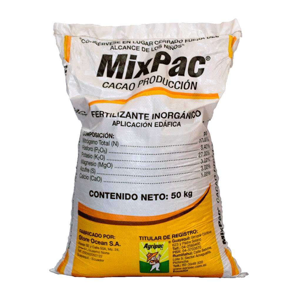 Mix Pac CaCao Producción 50 Kg. – Agrizon.com