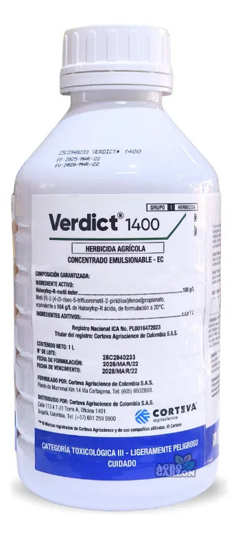 verdict herbicide agtalk Verdict Gold 1 lt